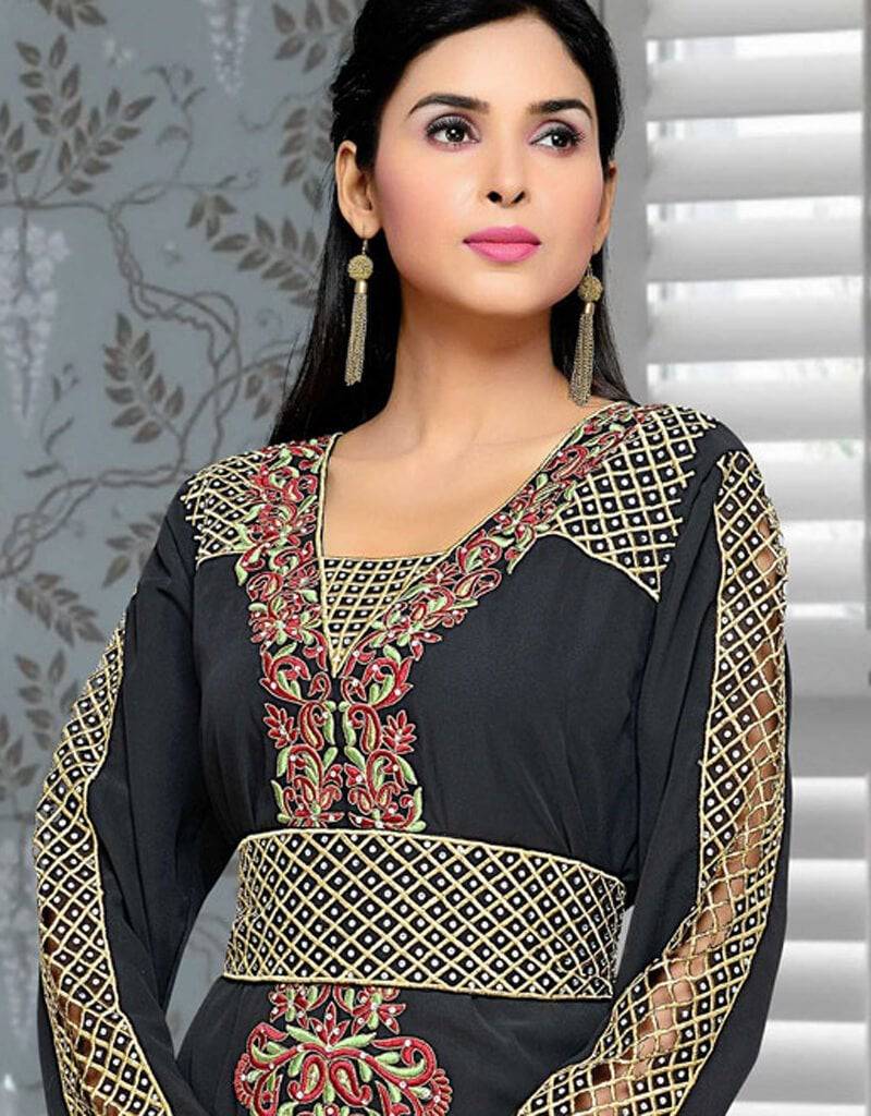 Elegant Abaya with Unique Sleeve Designs for Women - Perfect for Work, Office & Special Occasions