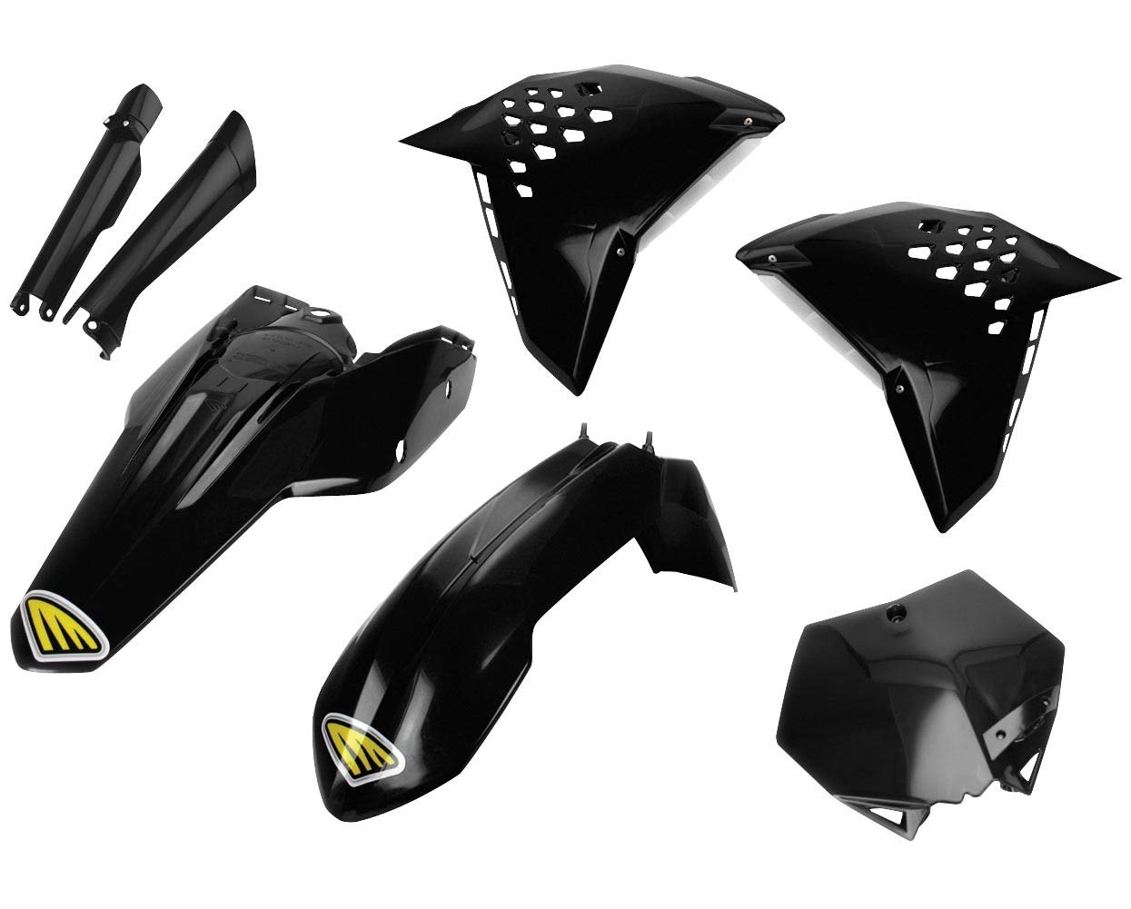 Cycra 9306-12 Black Body Kit for Motorcycle - Durable ATV & Dirt Bike Plastic Kit - Perfect for Off-Road Racing & Trail Riding