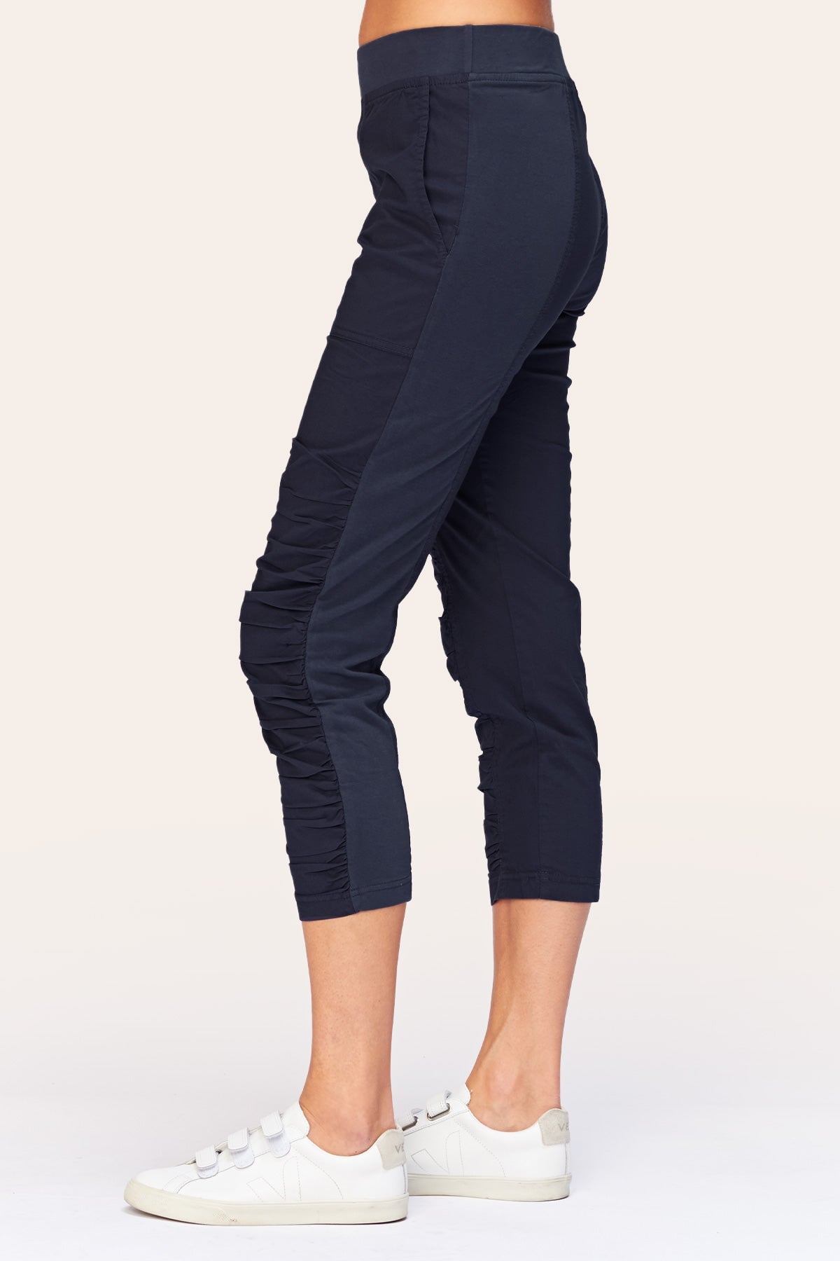 Geyser Crop Navy - Women's Casual T-Shirt for Everyday Wear, Lounge & Outings | Soft & Comfortable Cotton Blend Top