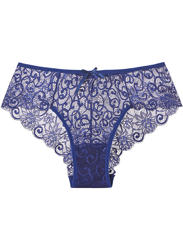 ZASUWA Women's Sexy Floral Lace Dot Underwear - Comfortable & Breathable Panties for Date Night, Wedding, or Special Occasions