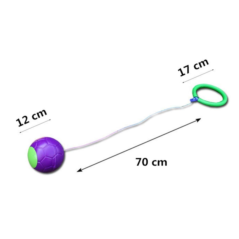 Tianbi Jump Ball Toy, Ankle Jump Ring, Single Foot Shooting Ball, Kids Fitness Equipment for Indoor & Outdoor Play - Fun Exercise Toys for Boys and Girls