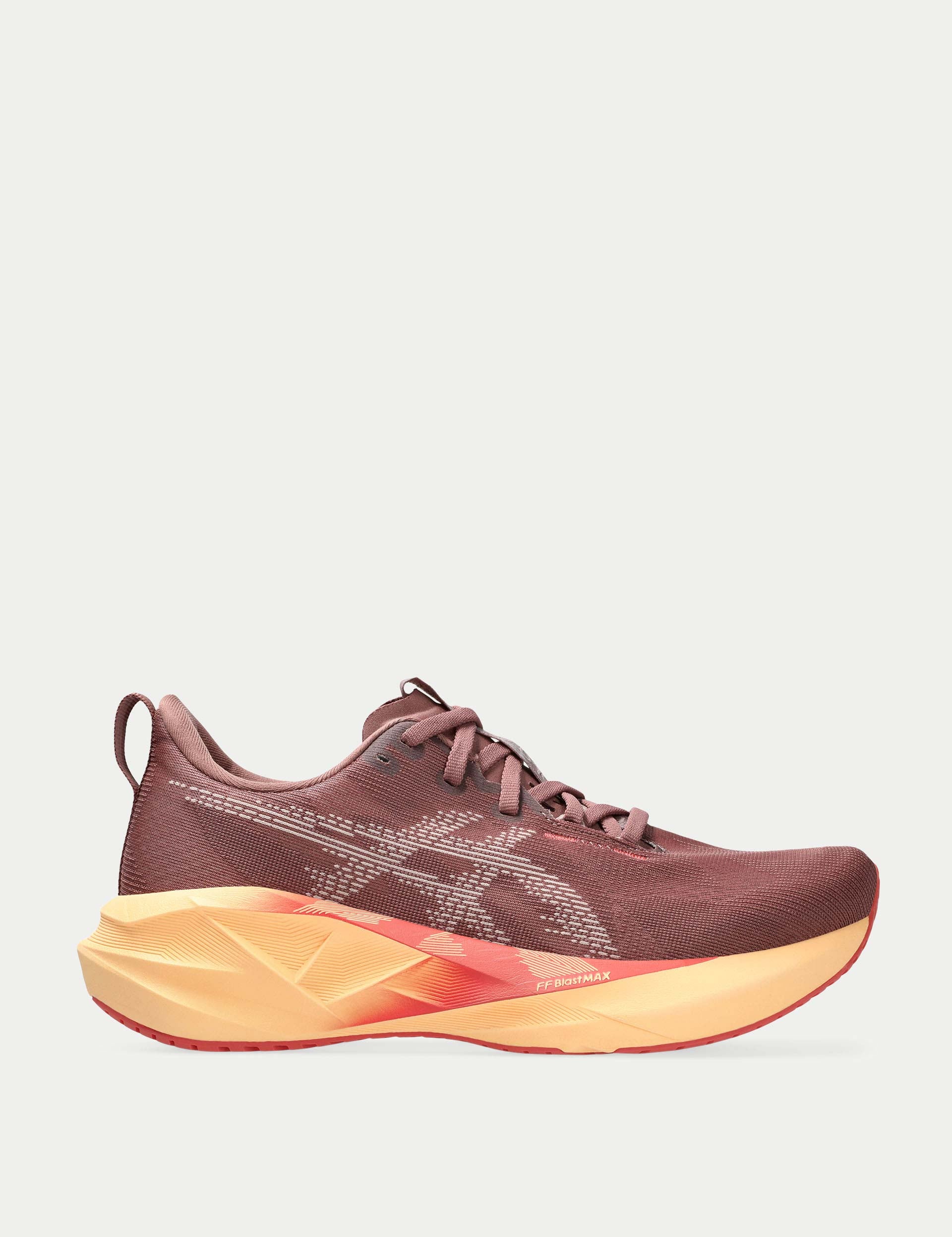 ASICS Novablast 5 Running Shoes - Rubble Red/Fawn - Lightweight Cushioned Sneakers for Men & Women | Perfect for Jogging, Gym Workouts & Everyday Comfort