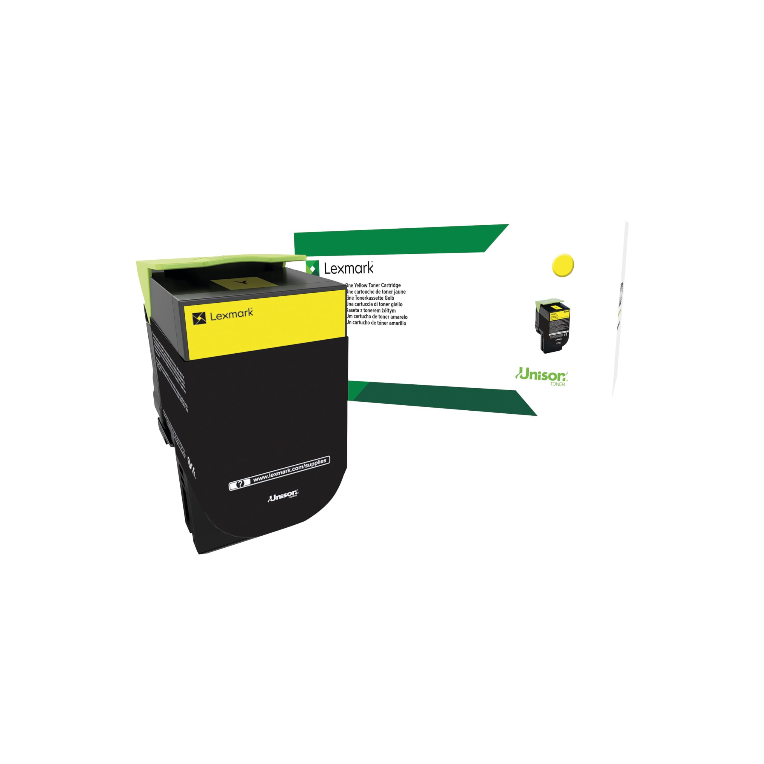 Lexmark Standard Capacity Yellow Toner Cartridge - High-Quality Replacement for Lexmark Printers | Perfect for Home, Office & Business Printing