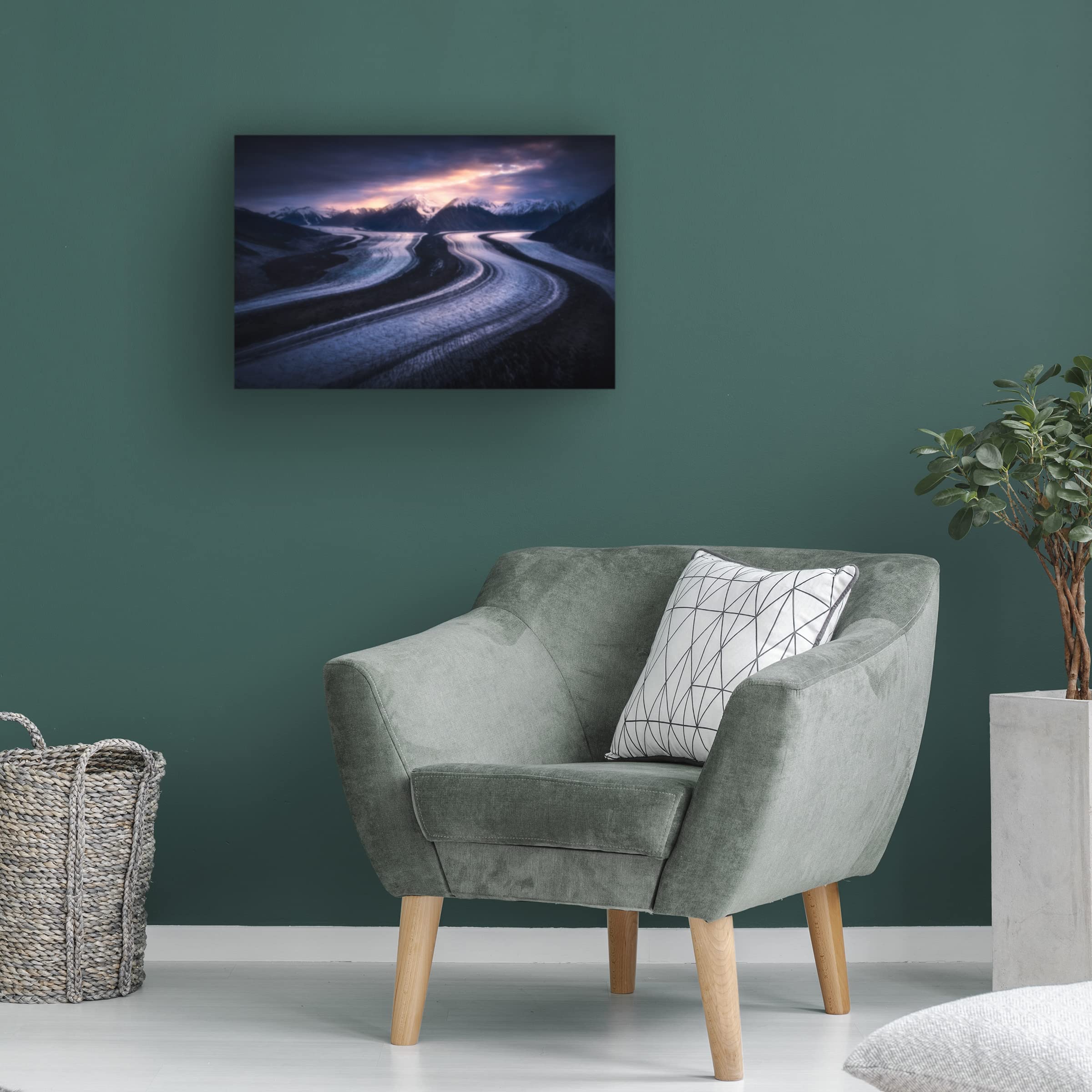 Trademark Fine Art 'Fading Away' Canvas Wall Art Print by Simon Roppel - Perfect for Living Room, Bedroom & Office Decor