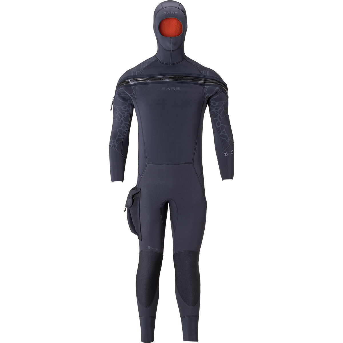 Bare 8/7mm Velocity Ultra 2.0 Semi Dry Wetsuit for Men & Women - Premium Neoprene Scuba Diving, Surfing & Water Sports Gear