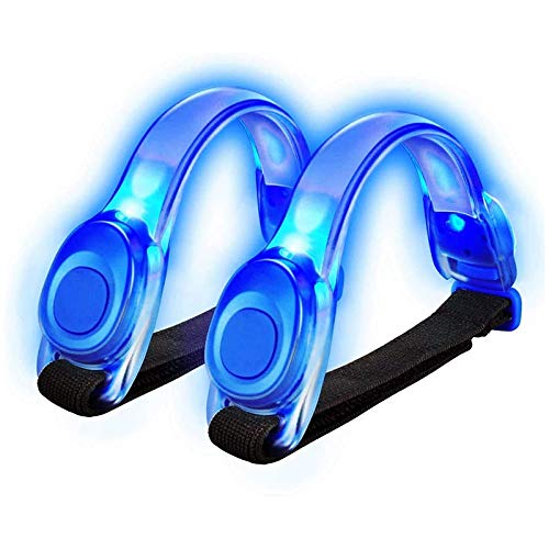 2Pcs LED Armband Reflective Running Gear - High Visibility Safety Bands for Night Jogging, Cycling & Outdoor Workouts - Green Light for Runners & Bikers