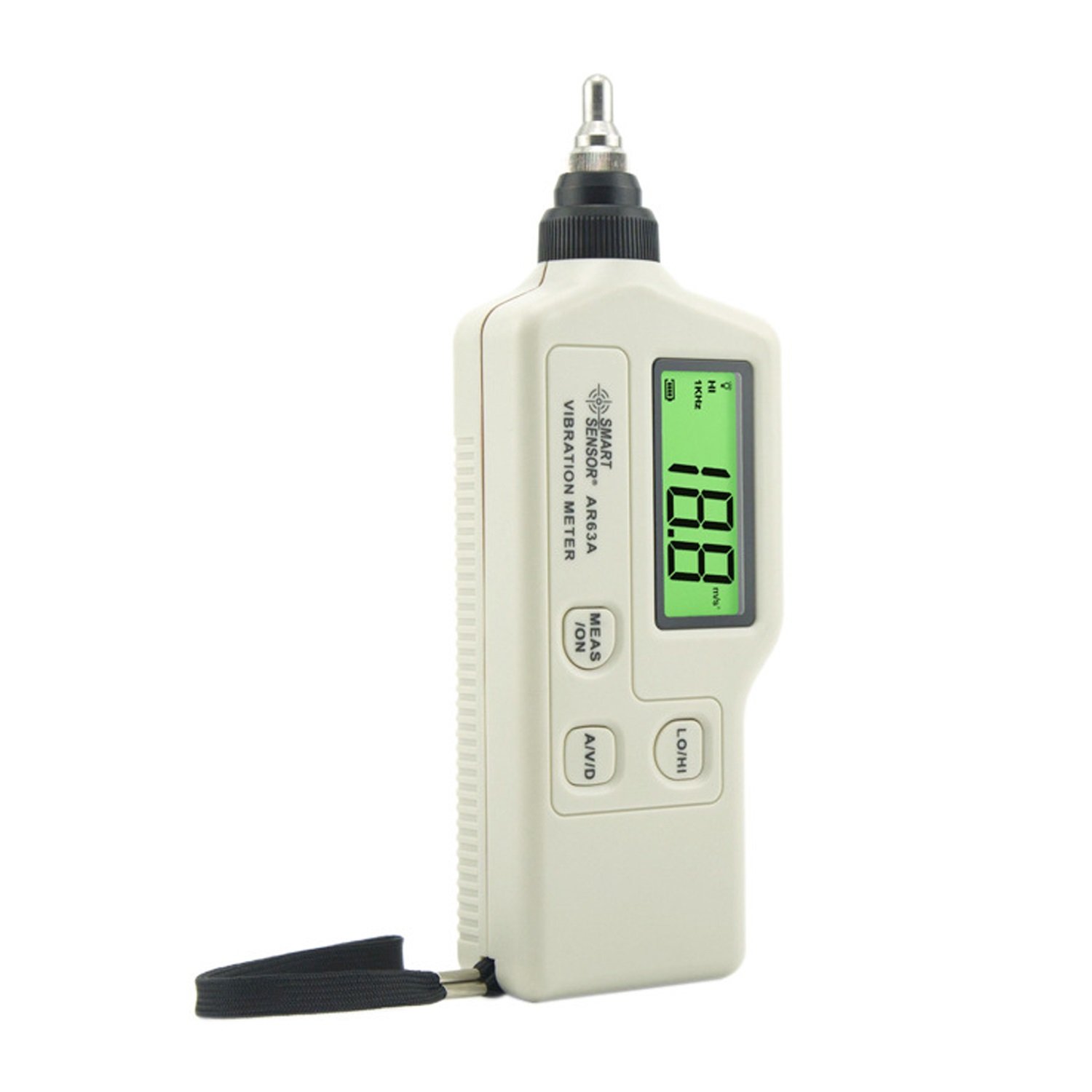 AR63A Handheld Vibrometer - Portable High-Precision Vibration Tester for Motors, Bearings & Machinery | Industrial Equipment Maintenance, Quality Control & Predictive Analysis Tool