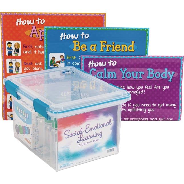 Social Emotional Learning Classroom Pack for Kids - SEL Activities & Tools for Elementary School Teachers | Perfect for Classroom, Homeschool & Counseling
