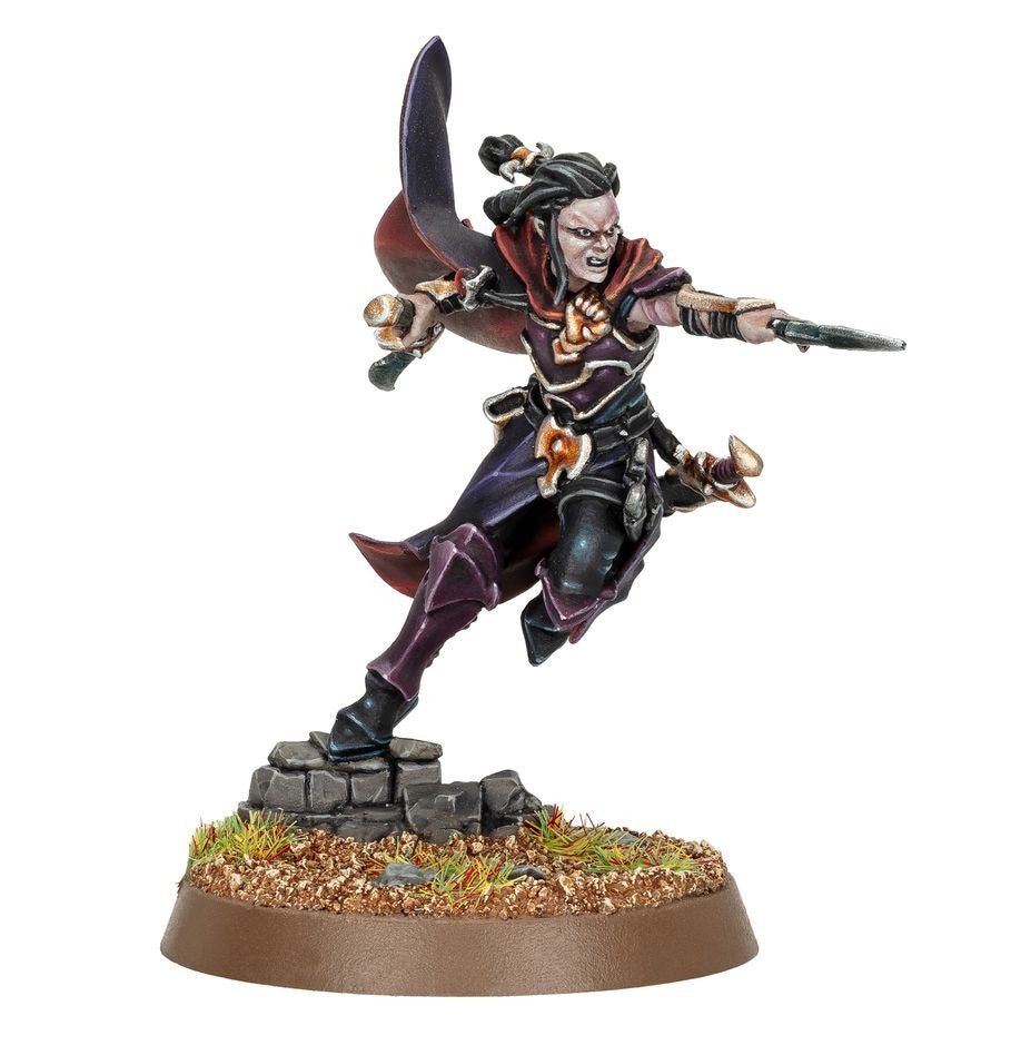 40K: Daughters of Khaine - Maleneth Witchblade Miniature for Warhammer 40K Tabletop Gaming | Perfect for Collectors and Battle Scenes