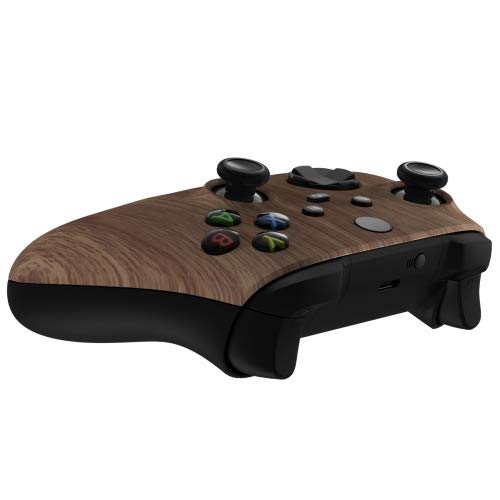 Custom Wireless Xbox One S/X & PC Controller - Wooden Grain Design for Gaming Gifts
