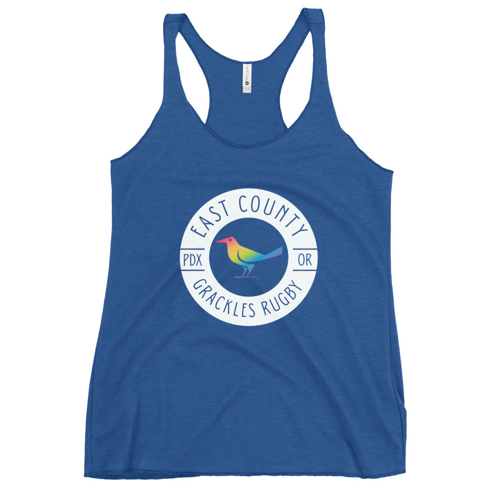 East Co. Grackles Women's Racerback Tank Top - Breathable Workout & Yoga Tank for Women - Perfect for Gym, Running, and Casual Wear