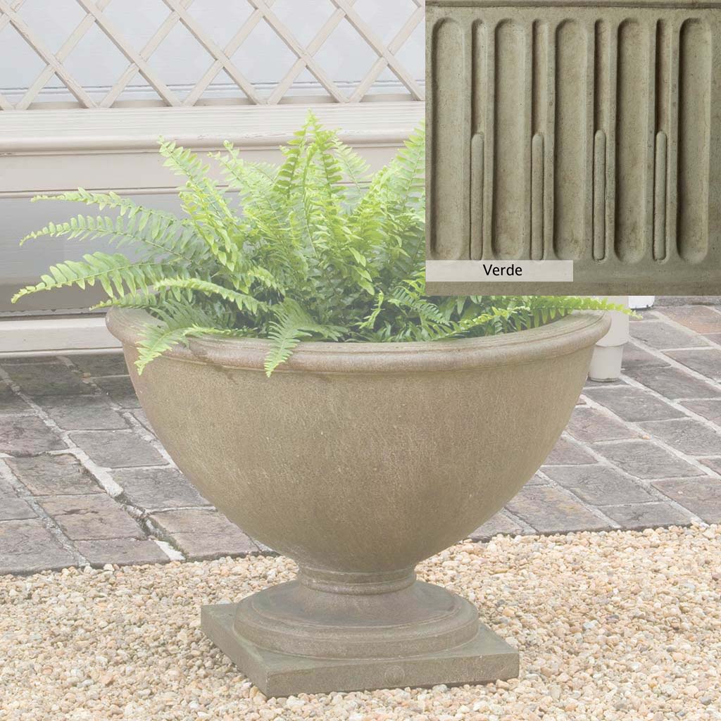 Campania International Williamsburg Basset Hall Urn - Classic Outdoor Garden Planter for Flowers, Plants & Décor | Perfect for Patio, Porch & Landscaping