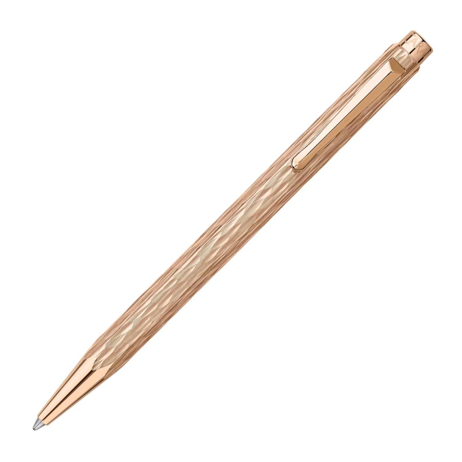 Caran d’Ache Ecridor Venetian Rose Gold Ballpoint Pen with Premium Leather Case Gift Set - Elegant Writing Instrument for Business, Gifting & Luxury Office Use