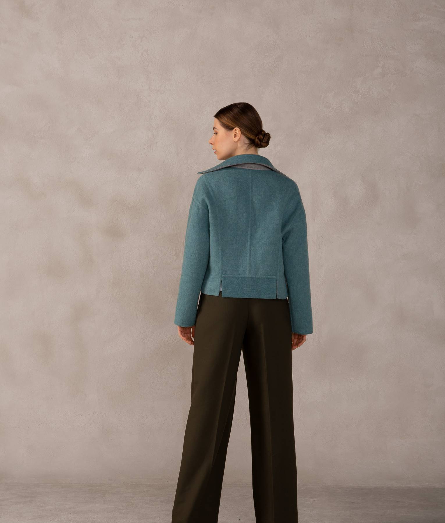 Reversible Baby Alpaca Jacket for Women - Soft & Warm Winter Coat - Perfect for Outdoor Activities & Casual Wear