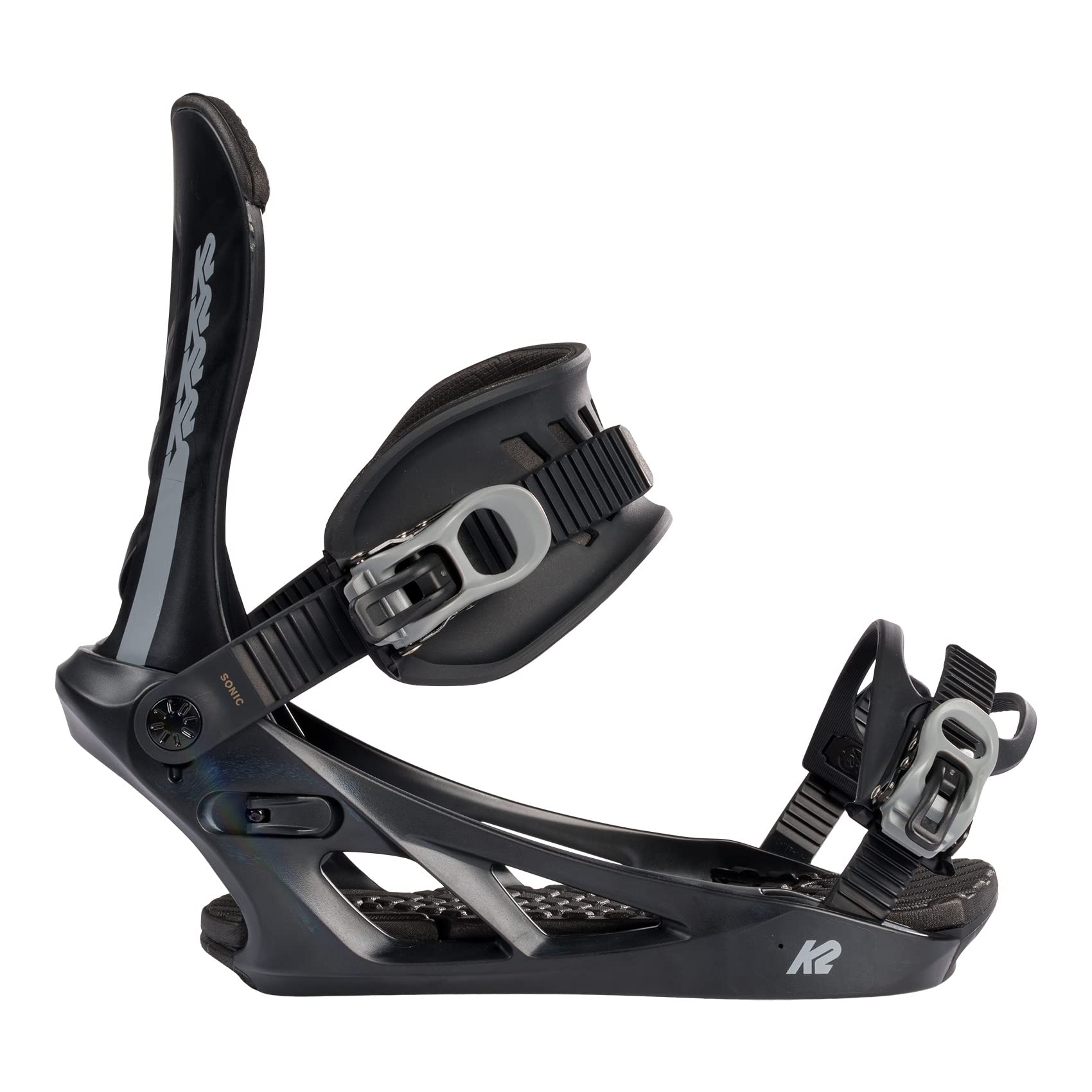 K2 Sonic Men's Snowboard Bindings - Lightweight & Responsive for All-Mountain Riding - Perfect for Freestyle & Powder Snowboarding