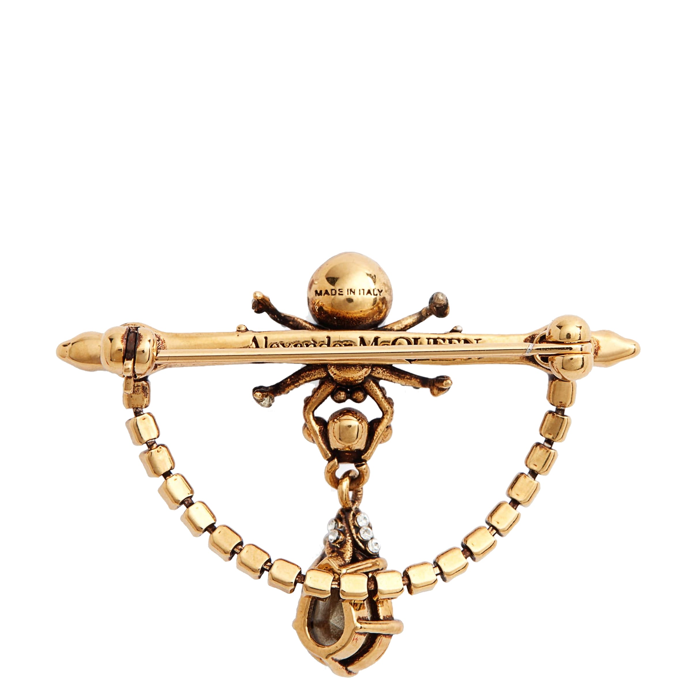 Elegant Gold Pave Spider Brooch - Vintage Jewelry for Women | Perfect for Halloween Costume, Gothic Fashion & Gift Giving