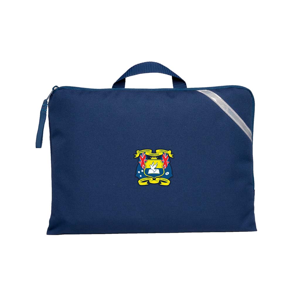 Toowoomba Christian College Quantum Book Bag - Navy Blue School Backpack for Students, Durable & Stylish - Perfect for School, College, and Everyday Use