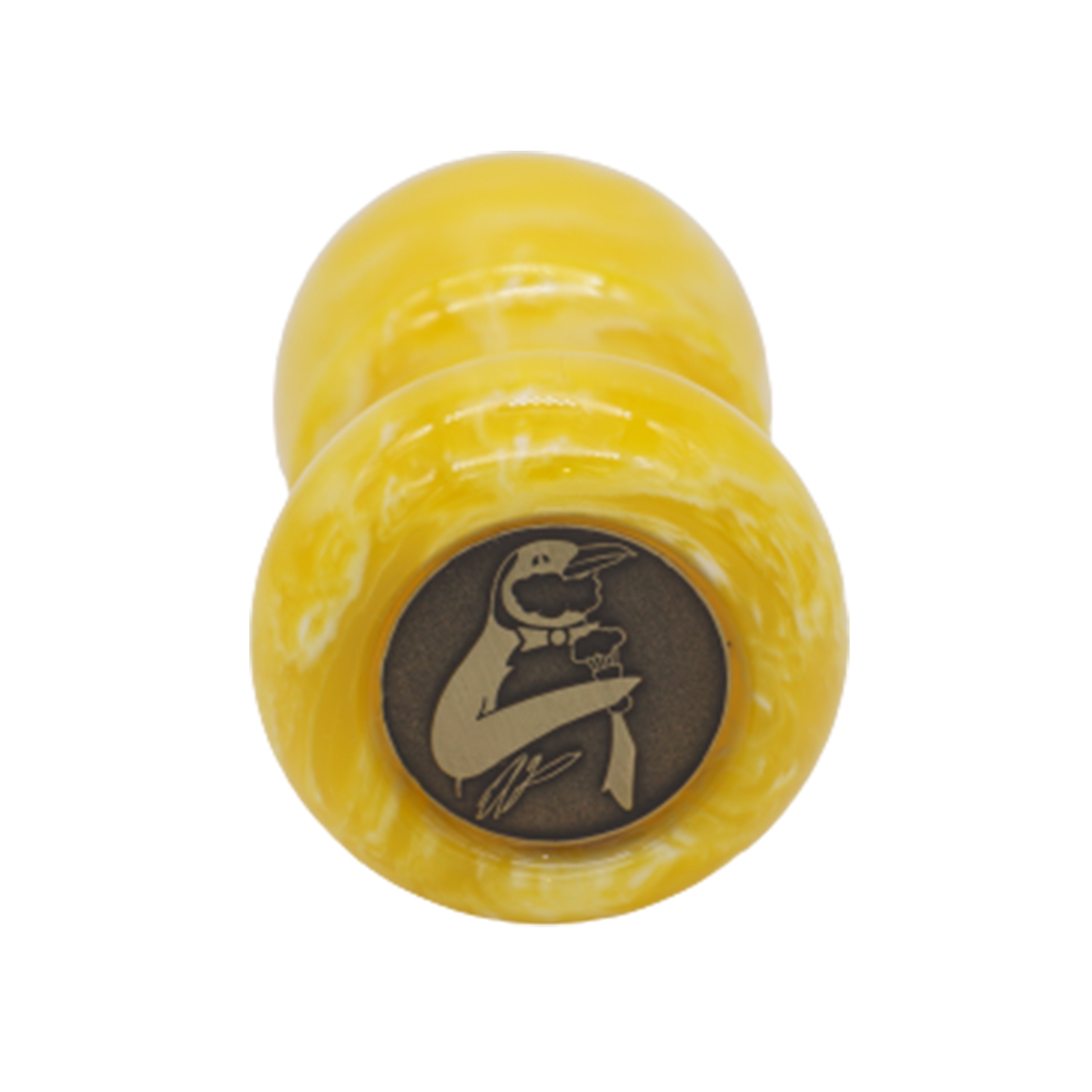 Premium Lemon Drop Handcrafted Shaving Brush Handle - Fits 24mm & 26mm Knots - Perfect for Wet Shaving & Grooming Rituals - Ideal Gift for Men's Skincare Routine