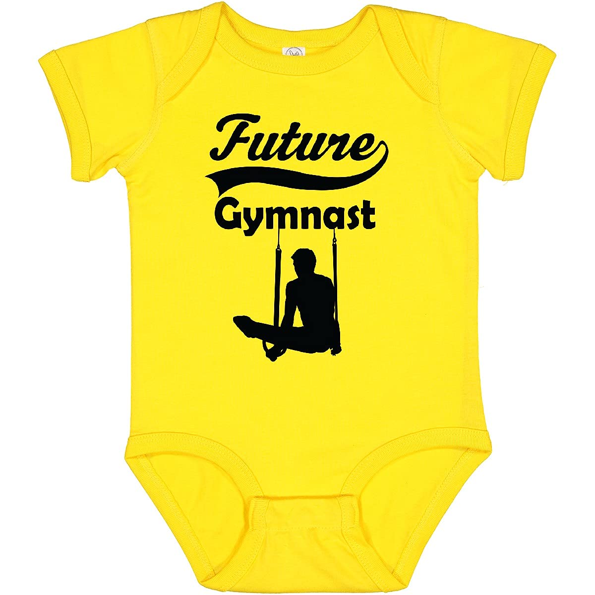 Inktastic Future Gymnast Baby Boy Bodysuit - Soft Cotton Onesie for Newborns & Infants - Perfect for Playtime, Gymnastics Class & Photo Shoots