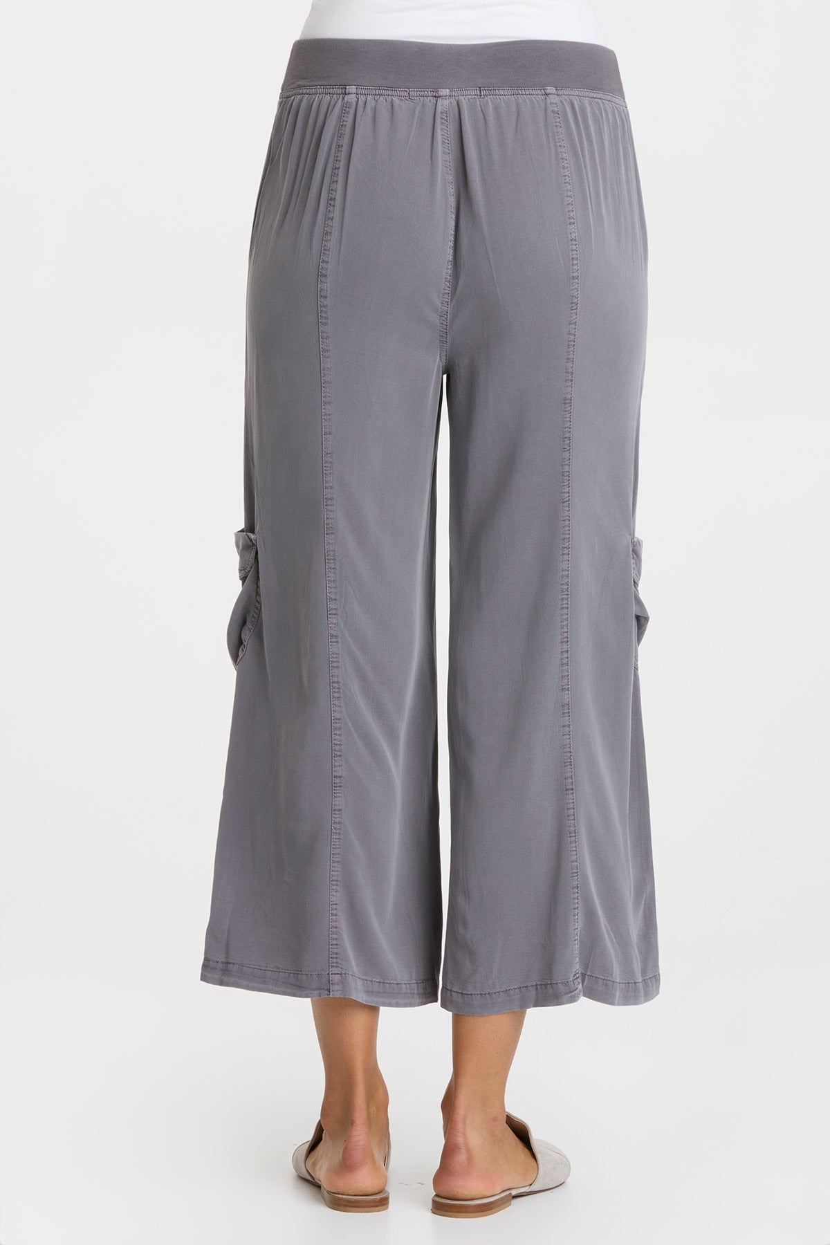 Stylish Twill Faulkner Crop Pants for Women - Comfortable High Waisted Casual Trousers for Office, Travel & Everyday Wear