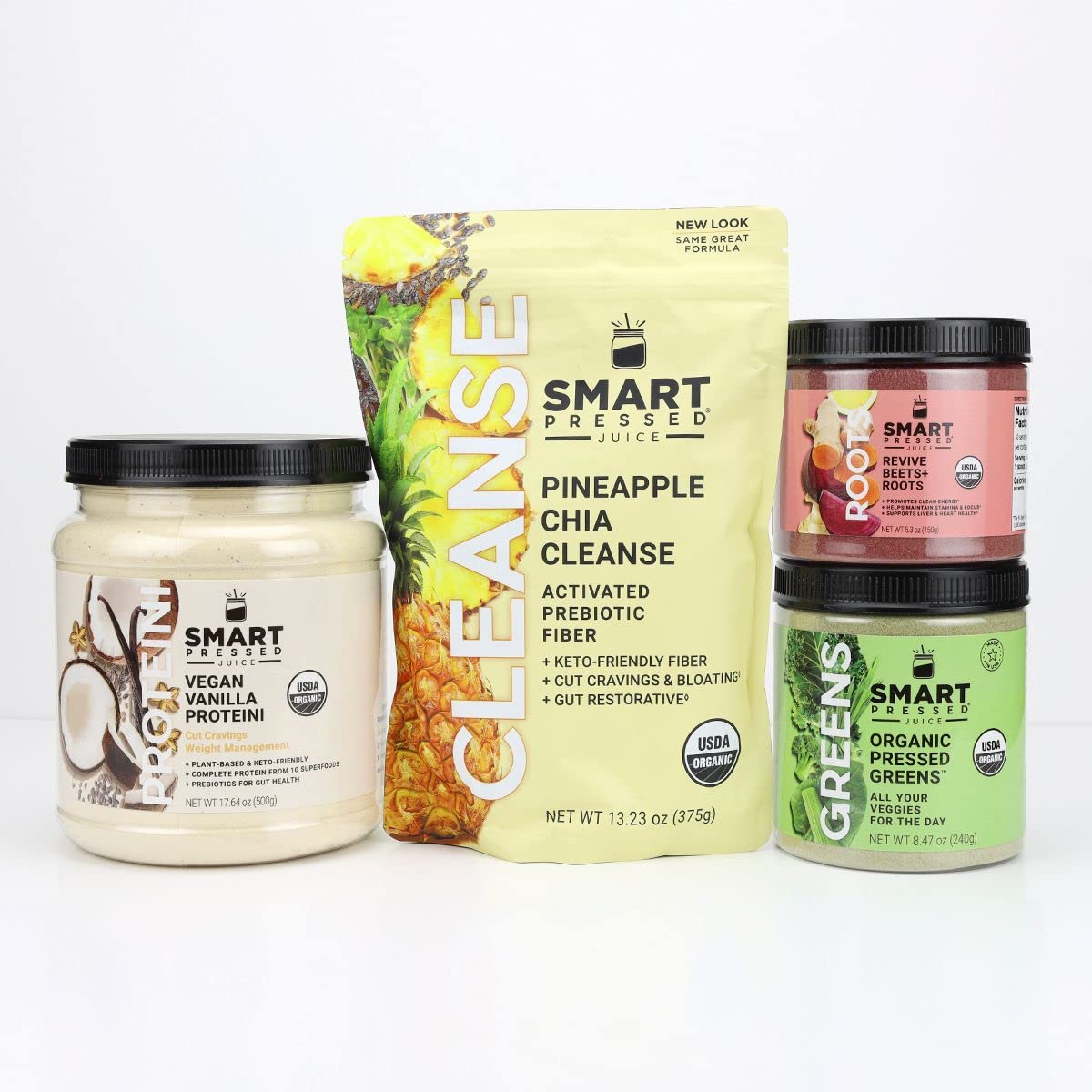 SMART Pressed Juice Cleanse Maintenance Bundle - Organic Detox & Weight Loss Support - Perfect for Post-Cleanse, Wellness Routines & Healthy Lifestyle