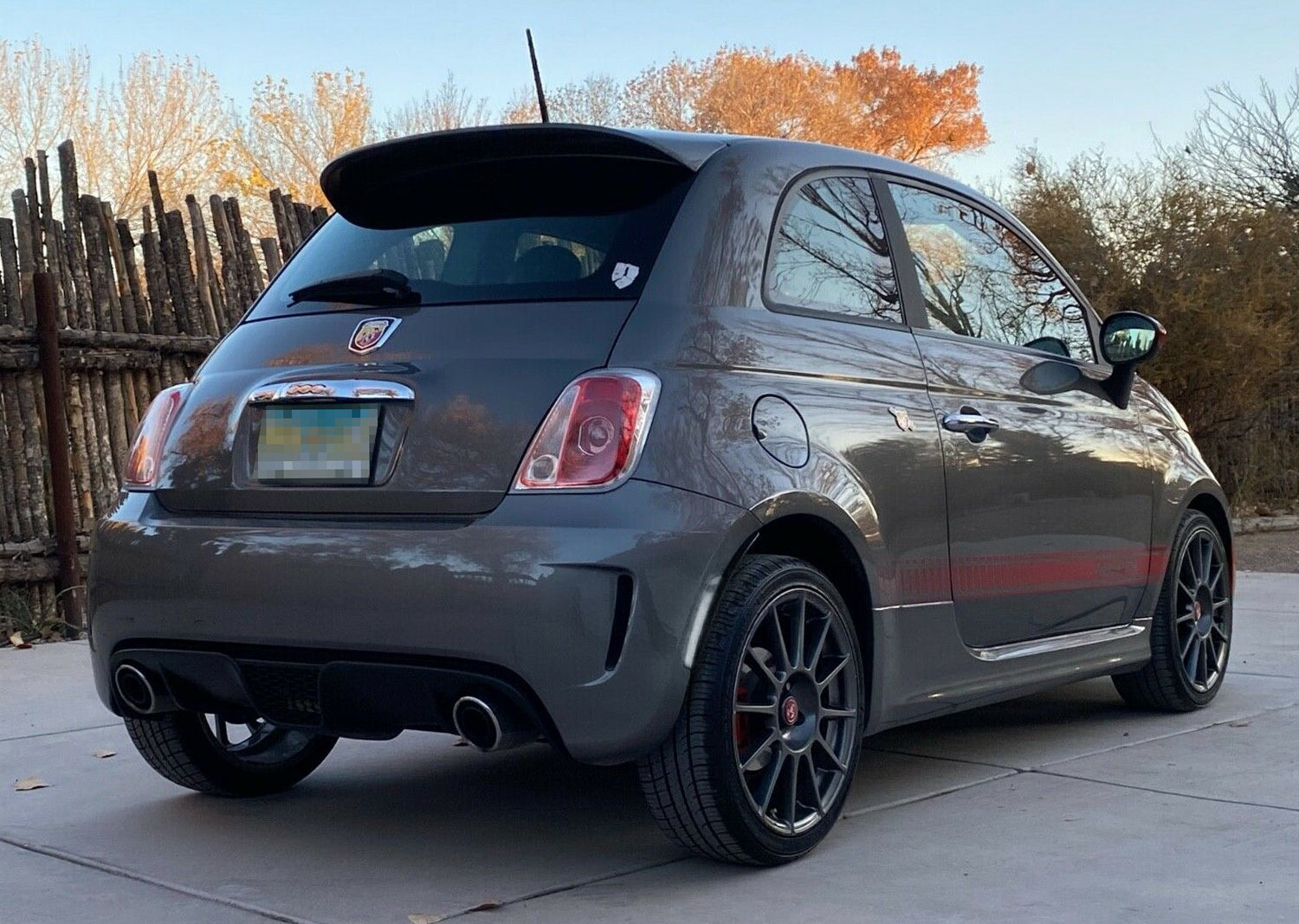 Clear Lens Front & Rear Side Marker Light Housings with Bulbs for 2011-2019 Fiat 500 & 500e - Enhanced Visibility & Style for Night Driving & Custom Car Upgrades