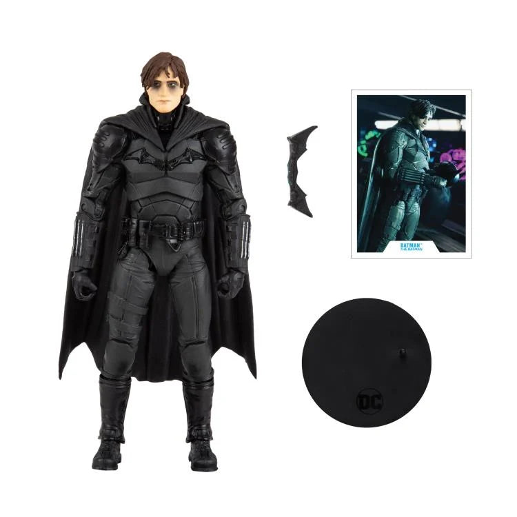 Batman Unmasked Action Figure - The Batman DC Multiverse Collectible by McFarlane Toys | Perfect for Superhero Fans & DC Comics Collectors