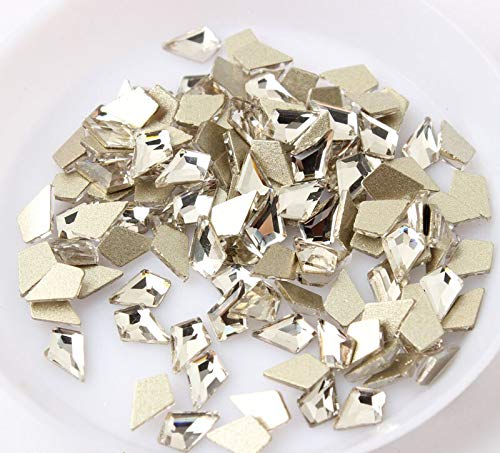 4x6mm Arrow Rhinestones for Nails - 3D Nail Art Gems & Crystals - DIY Nail Jewelry Accessories for Women - Perfect for Manicures, Pedicures, Bridal Nails & Craft Projects