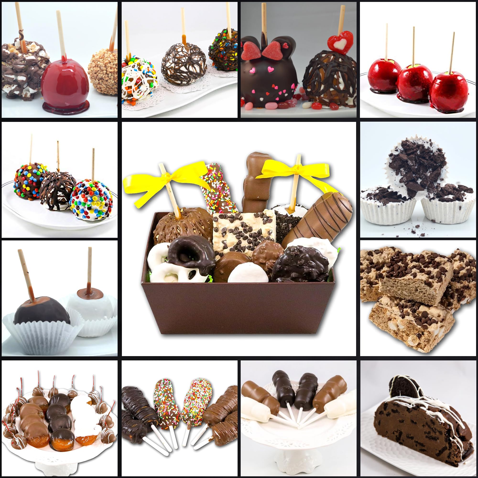 Gourmet Chocolate Dipped Twinkies - Milk, Dark & White Chocolate Covered Snack Cakes | Handcrafted American Dessert | Fresh Baked Gift Box | Perfect for Birthday Parties, Office Treats & Holiday Gifting