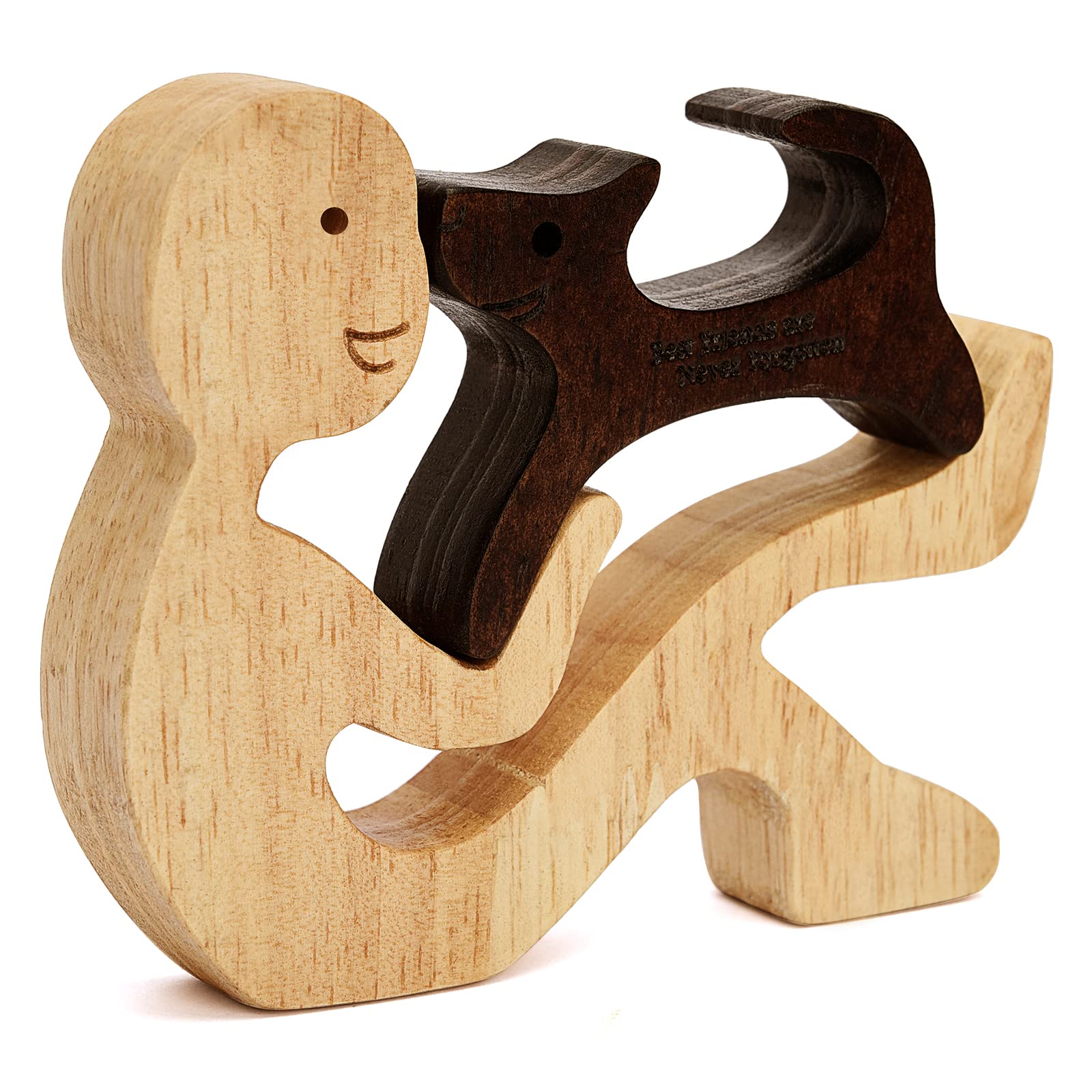 Handmade Wooden Dog Memorial Plaque - Sympathy Gift for Pet Loss, Dog Passing Away, Pet Condolence Keepsake - Perfect for Grieving Dog Owners & Best Friends Forever - Ideal for Home Memorials & Pet Loss Comfort