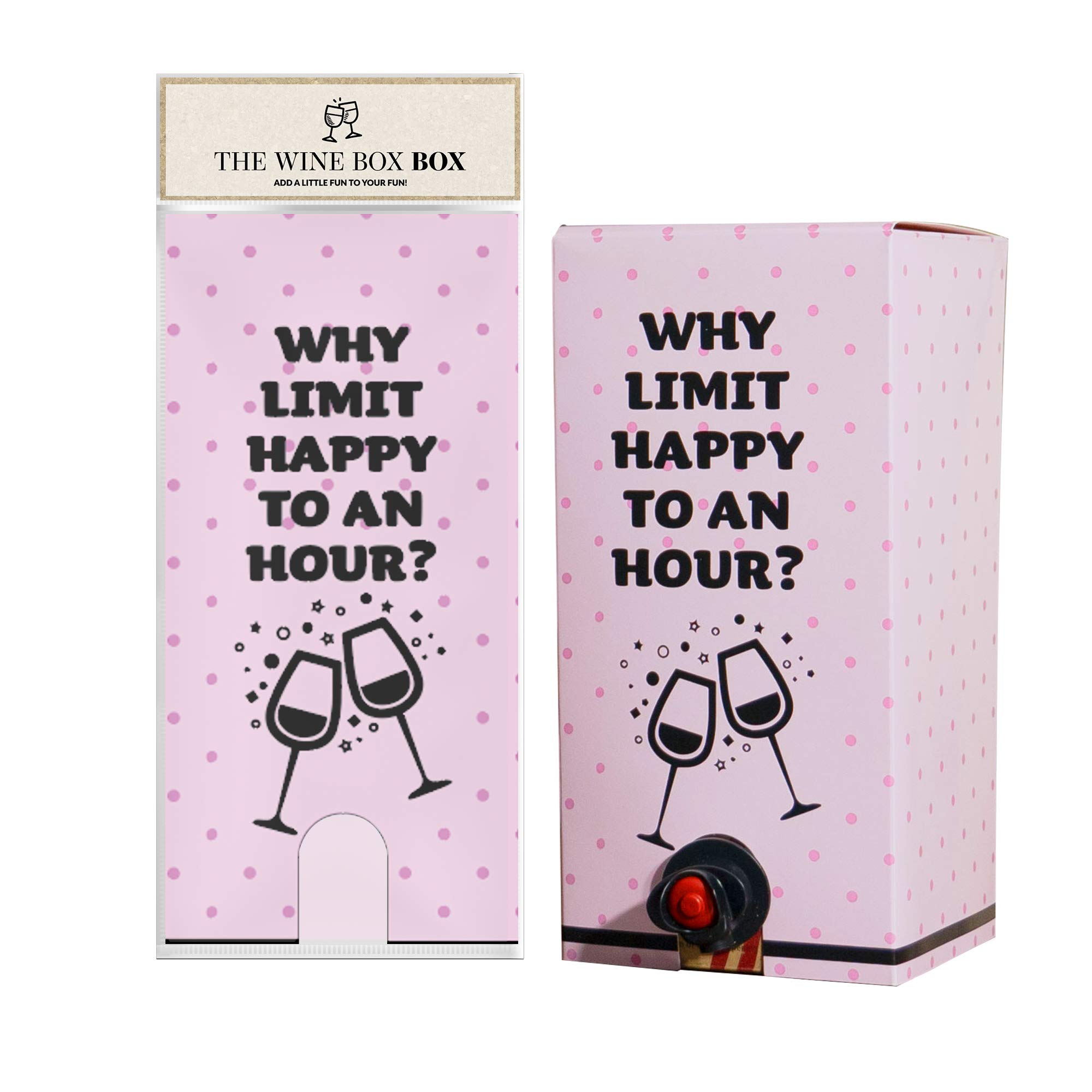 Cleverly-Designed Wine Box Cover for Happy Hour – Lightweight & Portable Packaging Solution for Boxed Wine | Perfect for Parties, Picnics, and Home Decor – WineBox