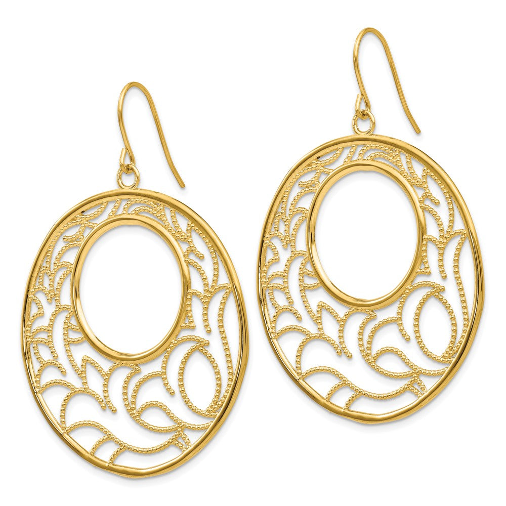 Gold Circle Earrings TH609 - Elegant 14K Gold Hoop Earrings for Women | Perfect for Everyday Wear, Parties & Special Occasions