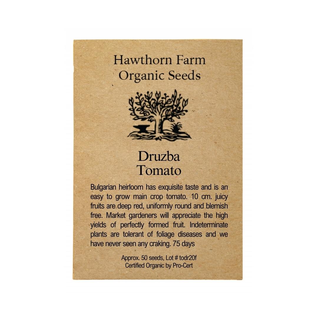 Premium Druzba Tomato Seeds for Planting - Heirloom Non-GMO Vegetable Seeds for Home Garden - Perfect for Fresh Salads, Sauces, and Canning