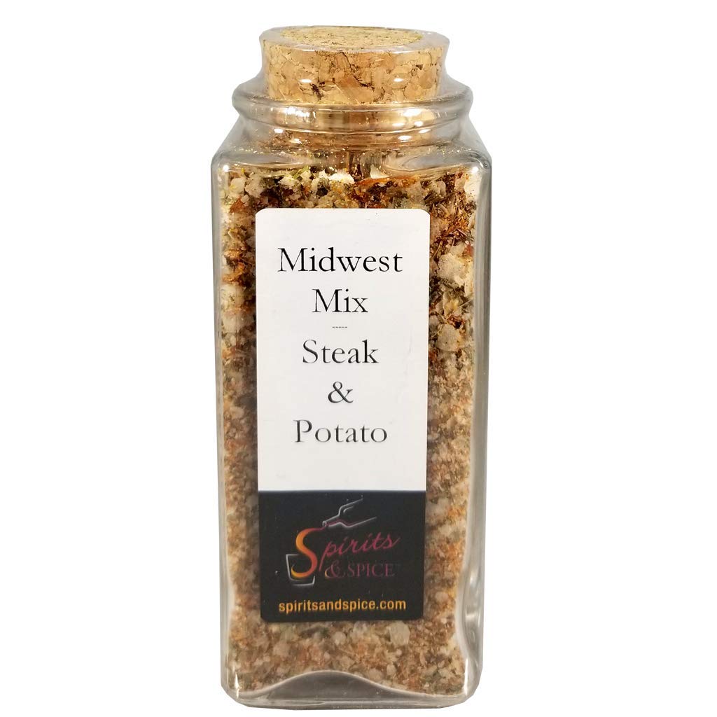 Premium Midwest Steak & Potato Seasoning Blend - Perfect for Grilling, Roasting & BBQ - Authentic American Flavor for Meat, Vegetables & More