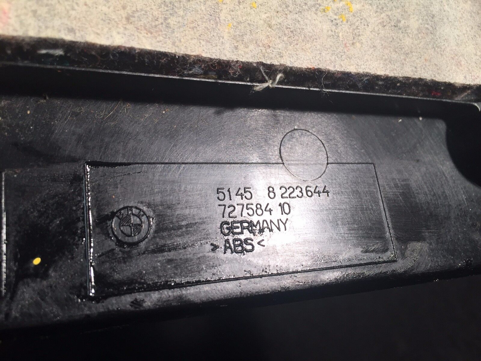 2002-2005 BMW 745i E65 Front Left Driver Side Underdash Cover Panel Trim OEM Replacement Part - Perfect for Interior Repair & Restoration Projects