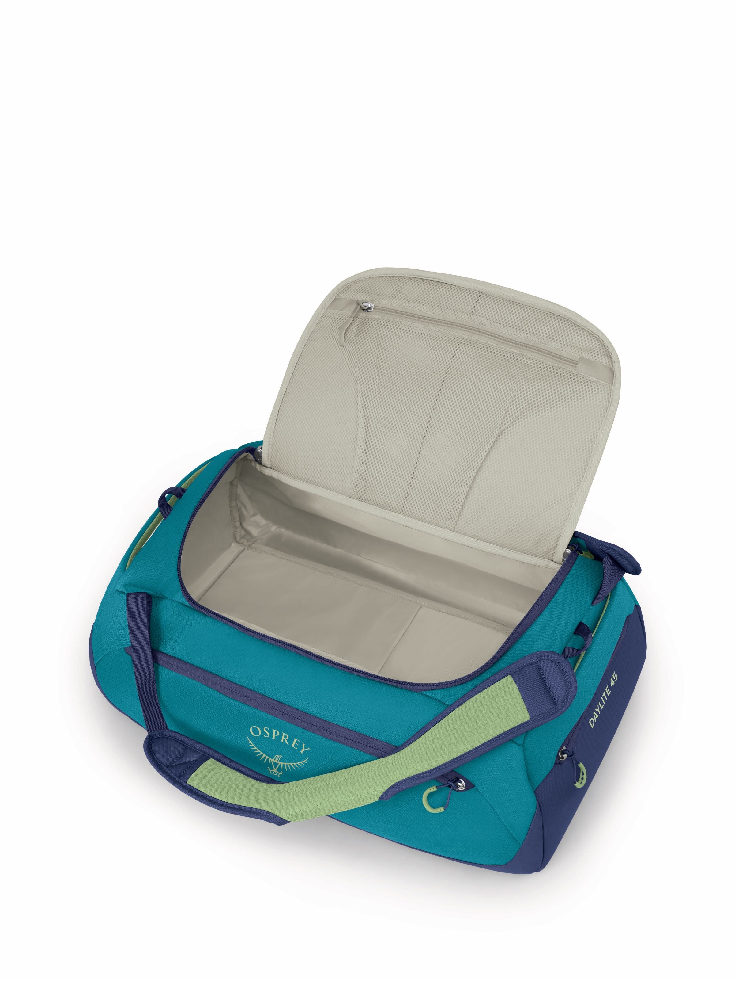 Osprey Daylite Duffel 45 - Lightweight Travel Duffel Bag for Hiking, Gym & Weekend Trips - Water-Resistant Carry-On Luggage for Men & Women - Perfect for Outdoor Adventures & Air Travel