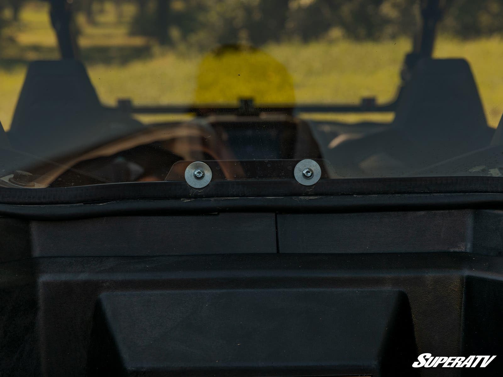 SuperATV Rear Windshield for Polaris RZR PRO XP - Durable UTV Windshield for Off-Road Protection & Dust Control | Perfect for Trail Riding, Hunting & Outdoor Adventures