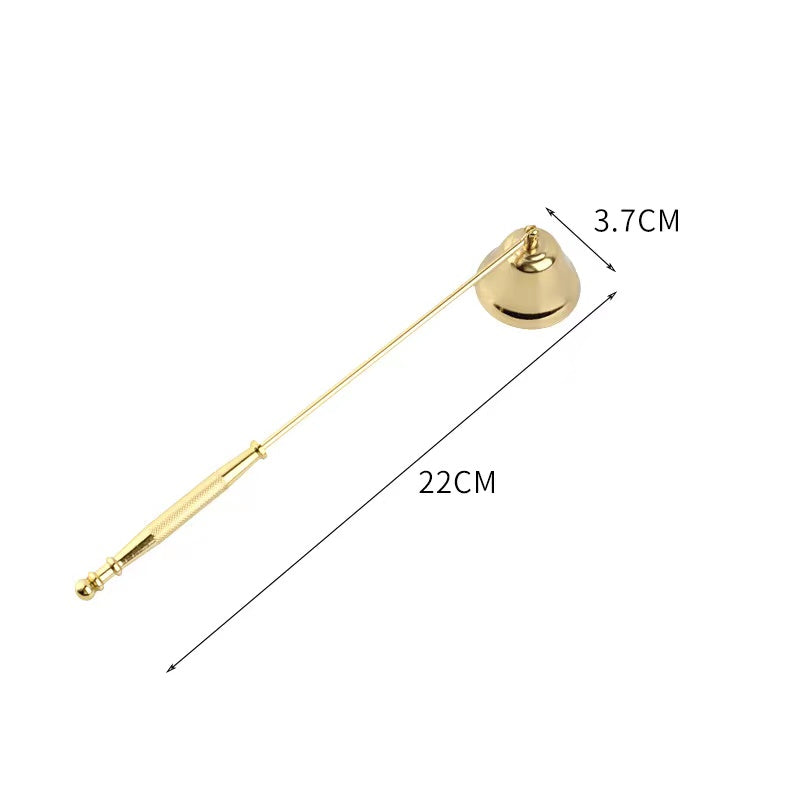 Premium Candle Snuffer with Wooden Handle - Extinguish Candles Safely & Elegantly - Perfect for Home Decor, Romantic Dinners, and Relaxing Spa Nights