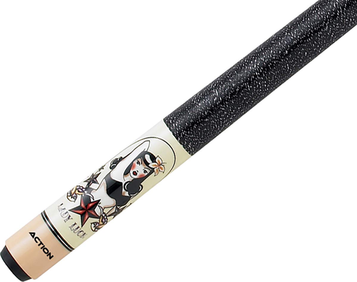 Lady Luck Adventure Pool Cue - 21 oz Weight Professional Billiard Stick for Tournament & Home Game Use