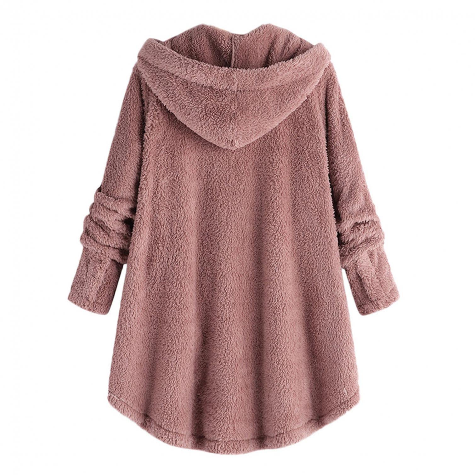 Women's Chunky Knit Open Front Cardigan Coat - Soft Fleece Jacket with Pockets, Lace Detail & Color Block Design | Fall Fashion Outerwear for Casual Wear, Office & Date Nights