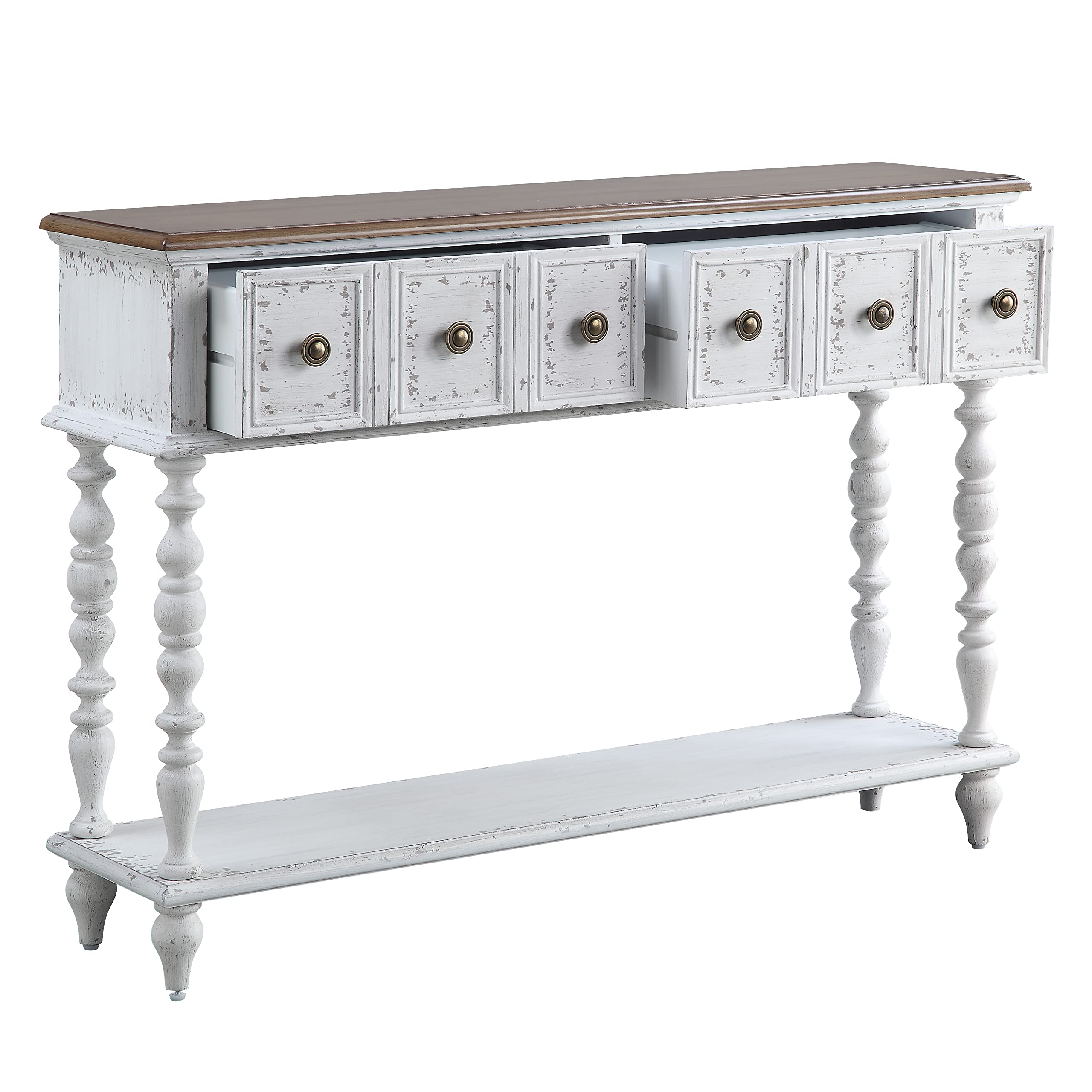 Antique 2-Drawer Console Table for Entryway - 48