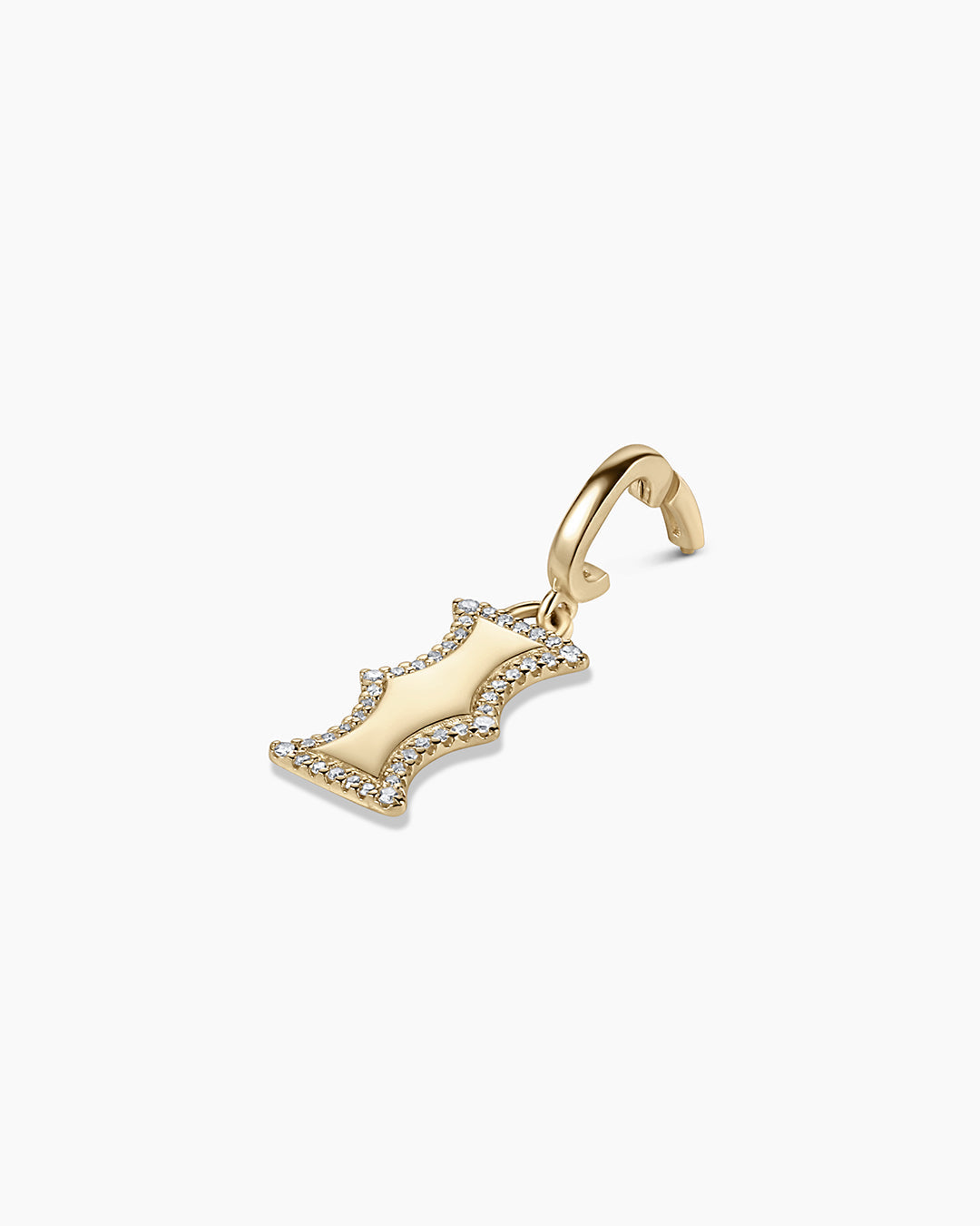 Diamond Era Alphabet Charm Pendant - A-Z Initial Letter Necklace for Women, Personalized Jewelry Gift for Her - Perfect for Birthdays, Anniversaries, and Special Occasions