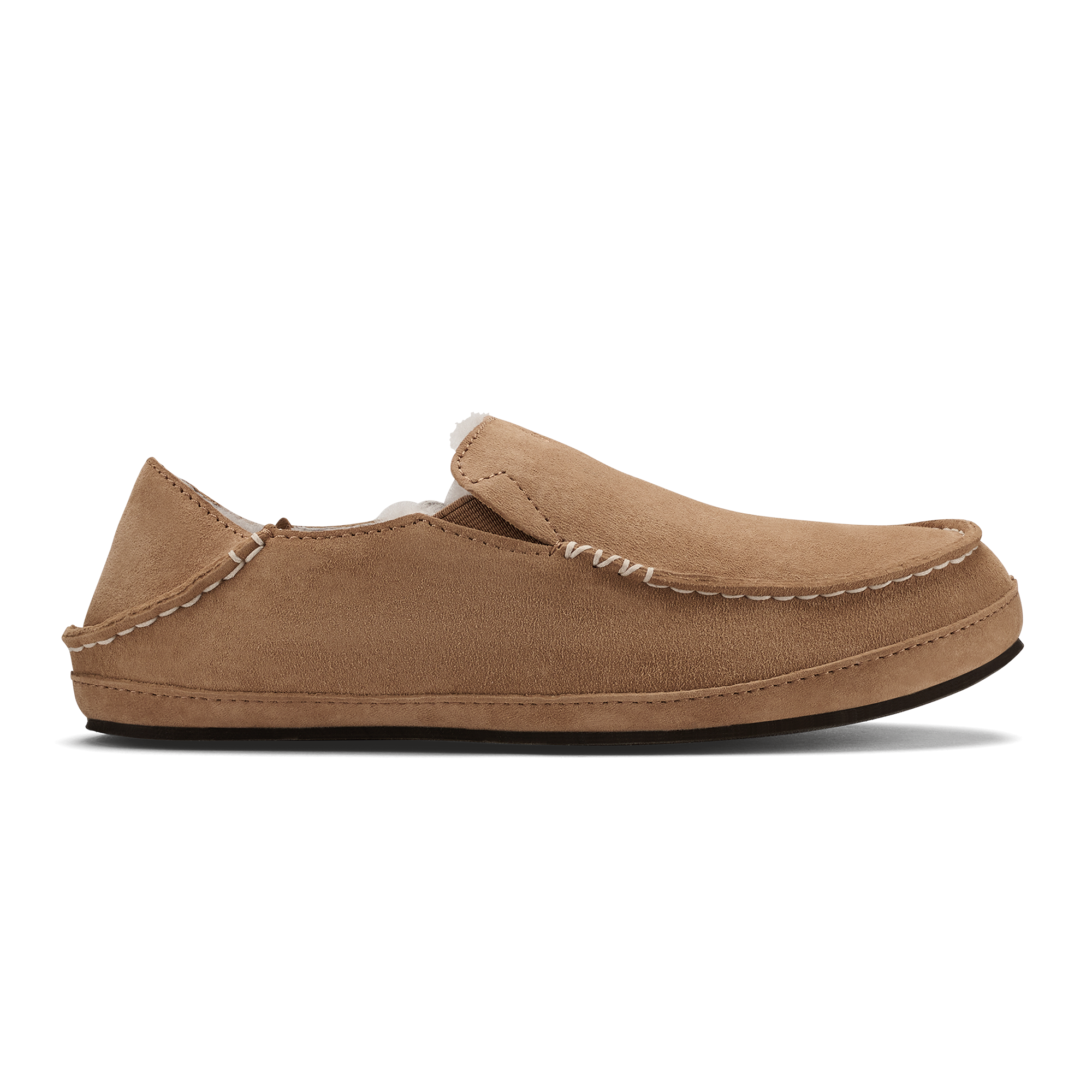 Nohea Slippers for Women - Comfortable Tan Leather House Shoes - Perfect for Indoor, Outdoor & Travel Use