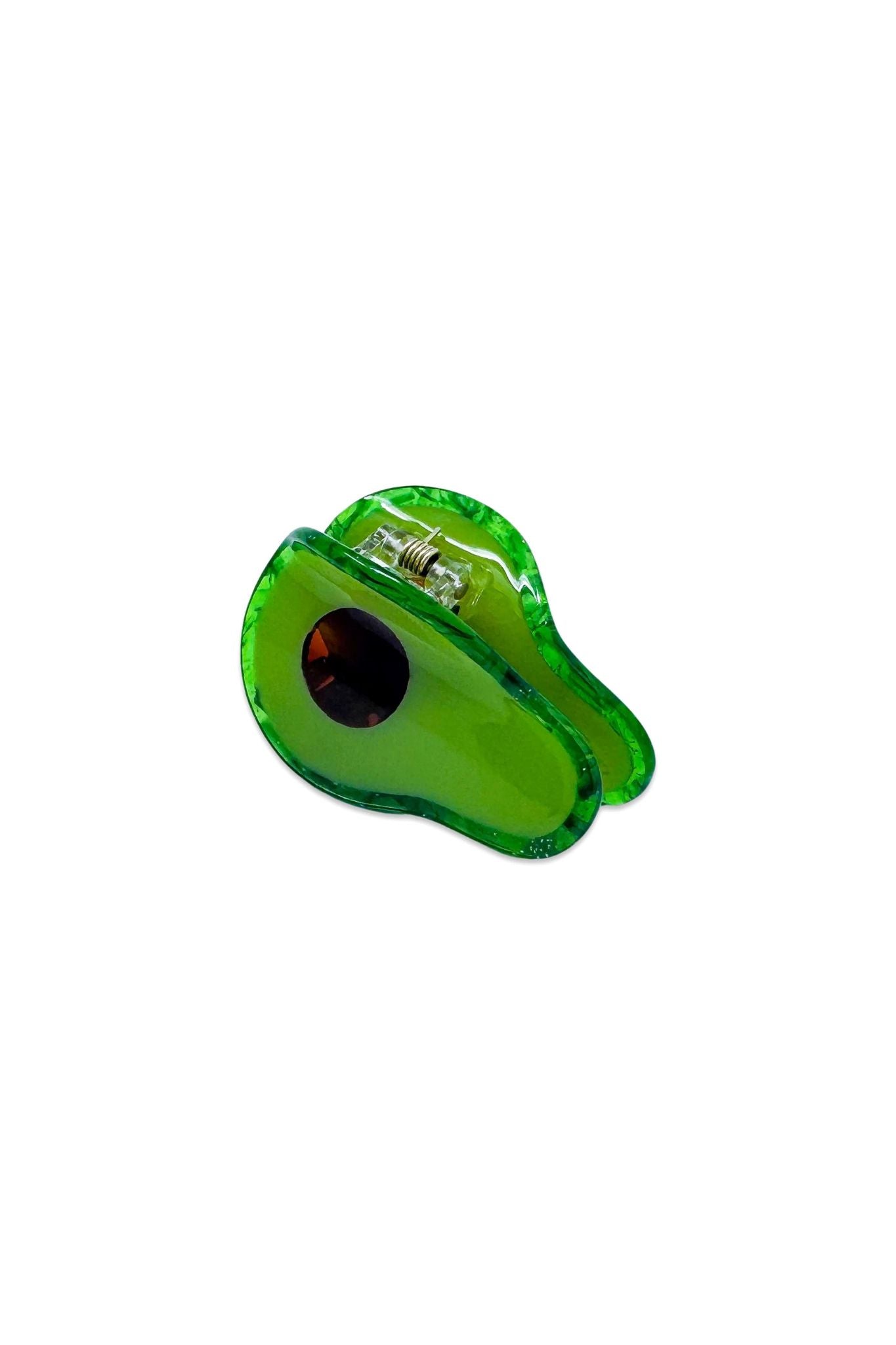Mini Avocado Hair Claw Clip - Cute Fruit Shaped Hair Clips for Women & Girls - Perfect for Ponytails, Buns & Updos - Great for Summer, Beach & Everyday Use