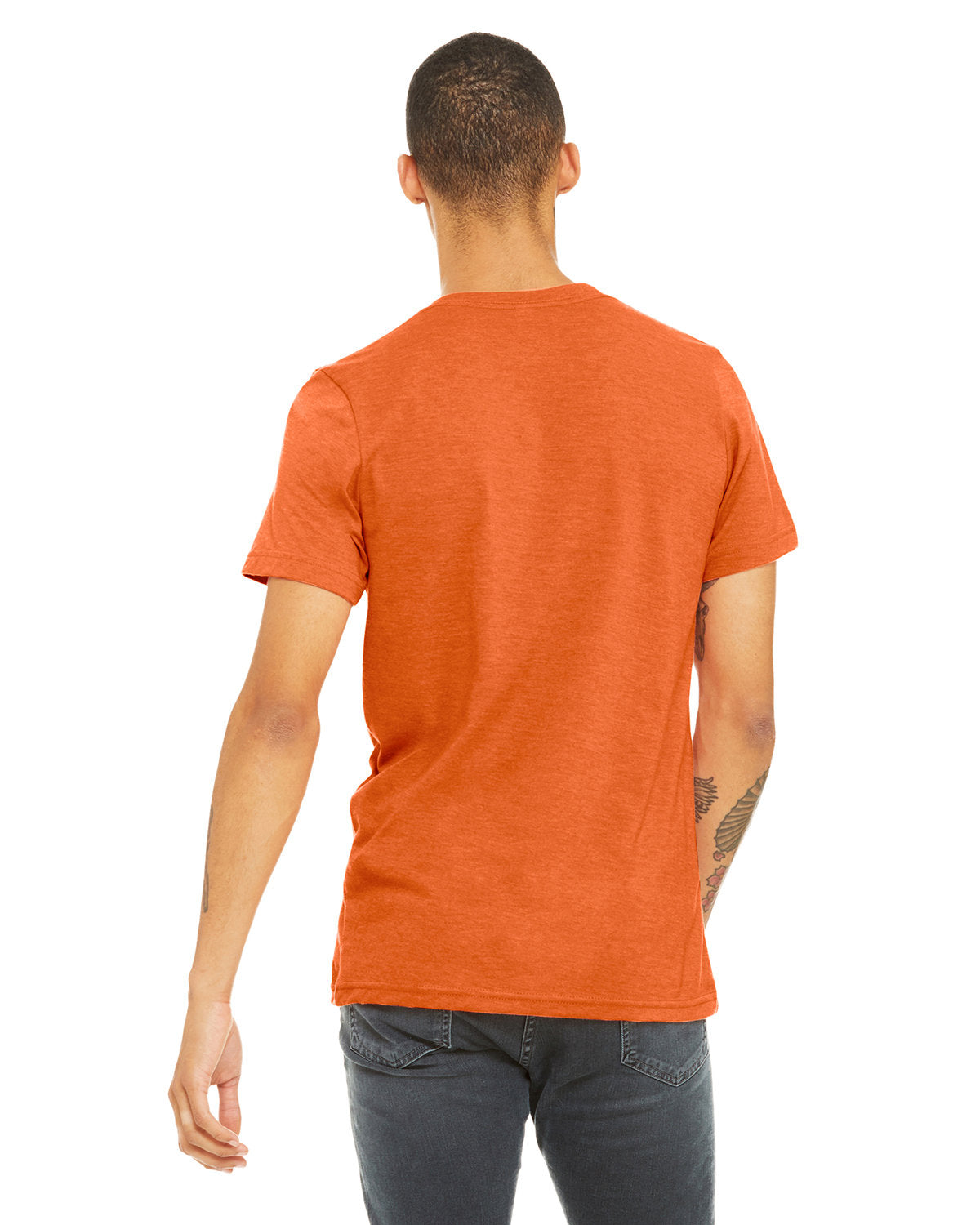 Bella + Canvas 3001CVC Unisex Heather CVC Crew Neck T-Shirt - Soft Cotton Blend for Comfort - Perfect for Casual Wear, Screen Printing & Everyday Outfits