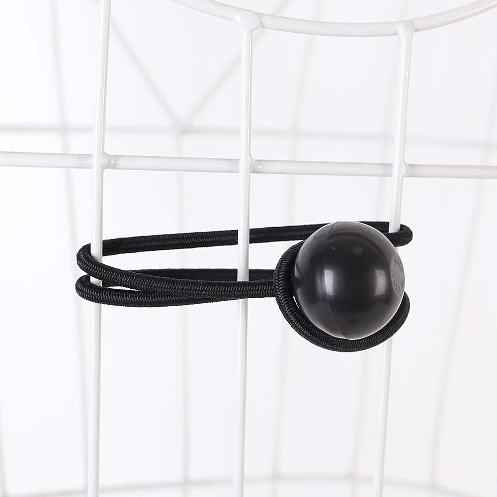XSTRAP STANDARD 28-Piece 9-Inch Heavy Duty Ball Bungee Cords - Black Elastic Tie Down Balls for Canopy, Tarp, Tent, Straps & Wires | Secure Outdoor Gear, Camping Equipment & Cargo Fastening