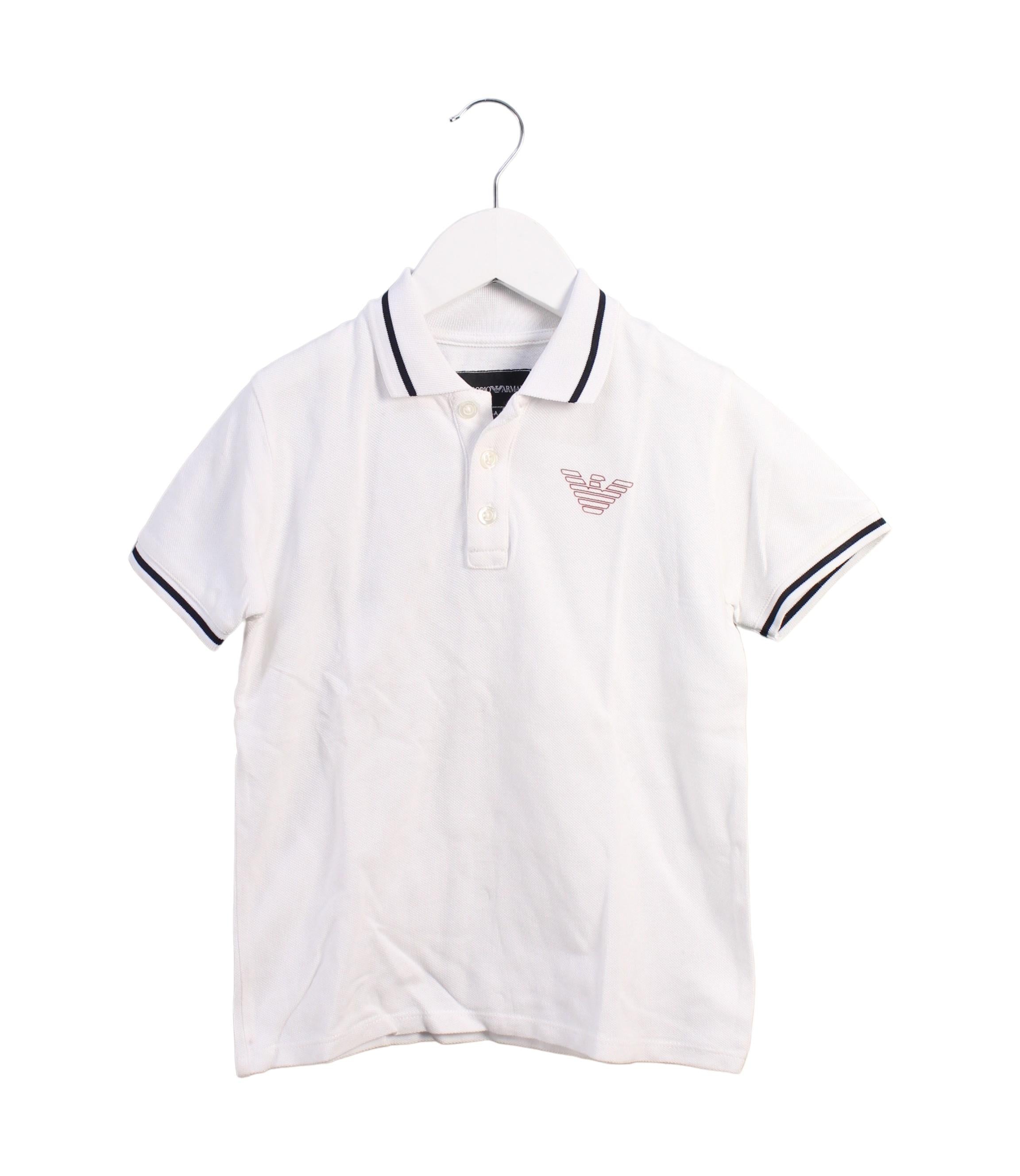 Armani Short Sleeve Polo Shirt for Boys Size 6T - Premium Cotton Casual Wear for School, Playdates & Family Outings