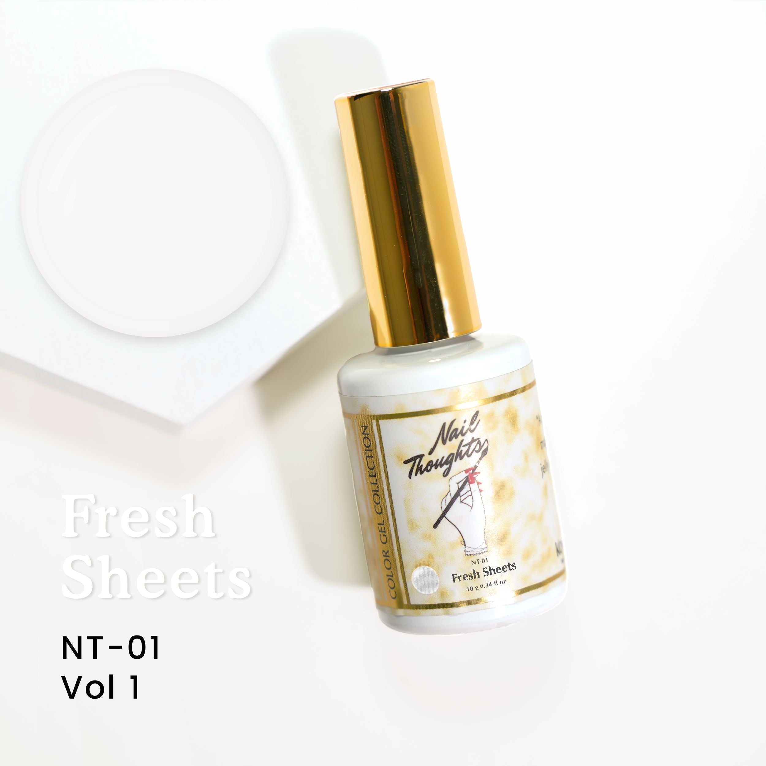 Nail Thoughts NT 01 Fresh Sheets - Premium Nail Stickers for DIY Manicures | Perfect for Home Nail Art & Professional Salon Use