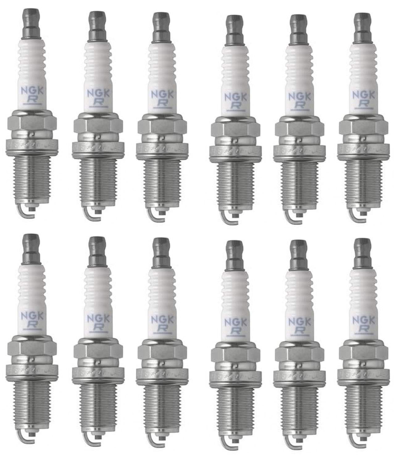 NGK 2382 BKR5ES-11 Spark Plugs (12-Pack) - Compatible with Honda, Toyota, Nissan & More - High Performance Copper Core for Smooth Engine Operation - Ideal for Daily Commuting & Road Trips