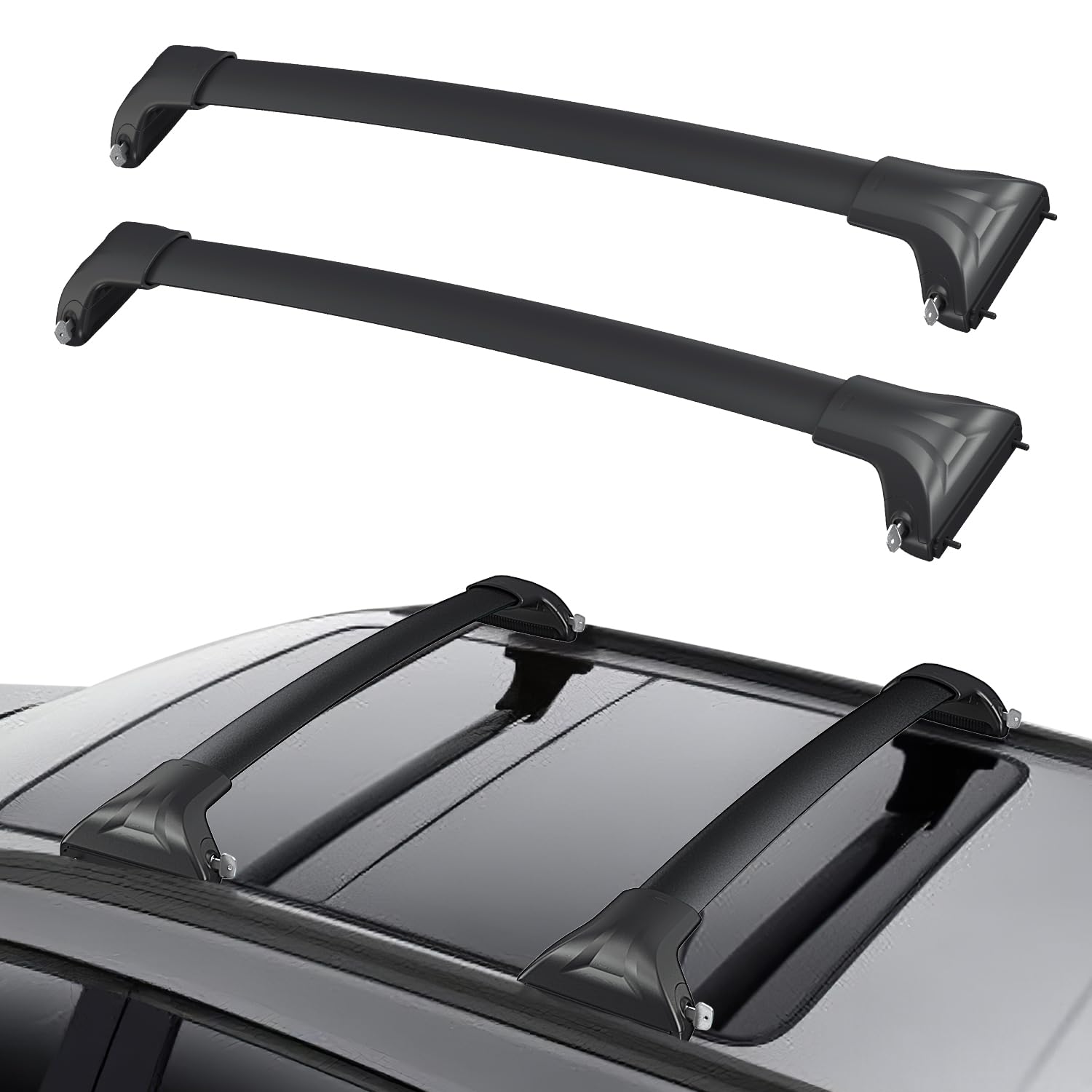 Premium Aluminum Car Roof Rack Cross Bars for Cadillac XT5 (2017-2025) - Lockable Cargo Carrier for Luggage, Kayak, Canoe, Bike & Snowboard | Perfect for Road Trips, Outdoor Adventures & Sports Equipment Transport